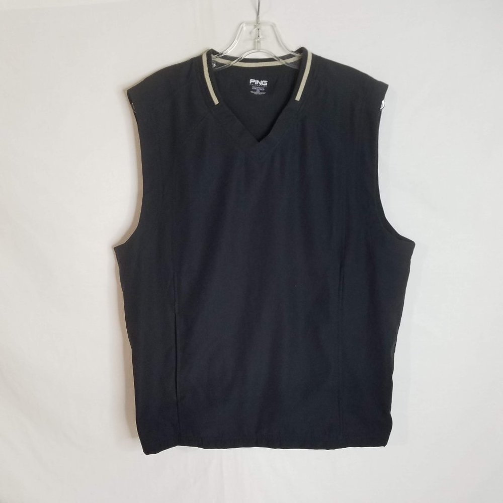 Ping Performance Dynamics Black Pullover V Neck W… - image 1
